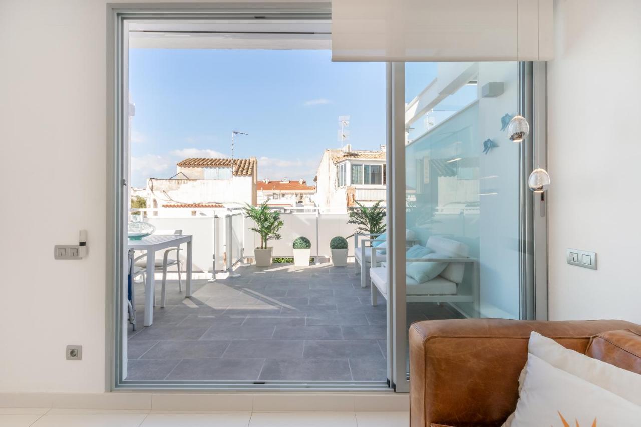 Beach Penthouse Sitges Rentals Exterior photo